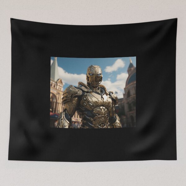 Item preview, strong knight digital art armor robot cyborg battle designed and sold by UILOVE.