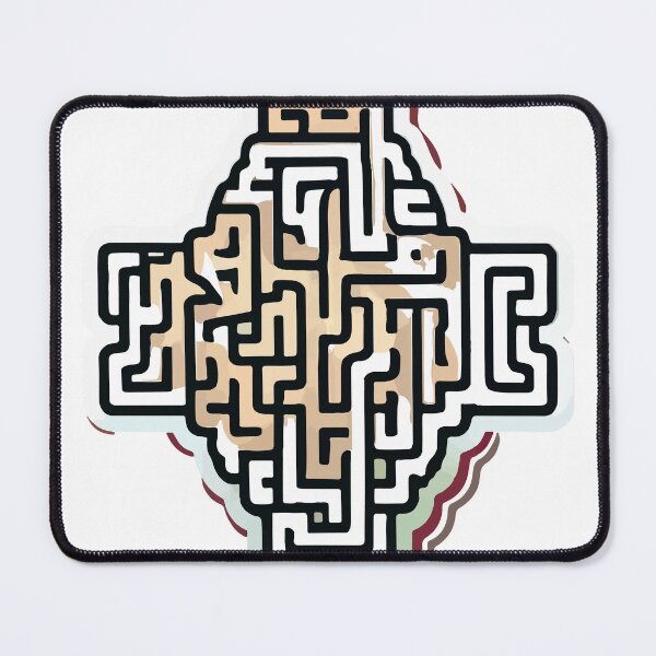 Item preview, Intricate Labyrinth of Thoughts - Comic Book Style Design designed and sold by NiftyWrx.