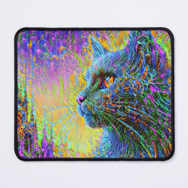 Item preview, Abstractions of abstract abstraction of cat. DeepDream #5816276182972 designed and sold by blackhalt.