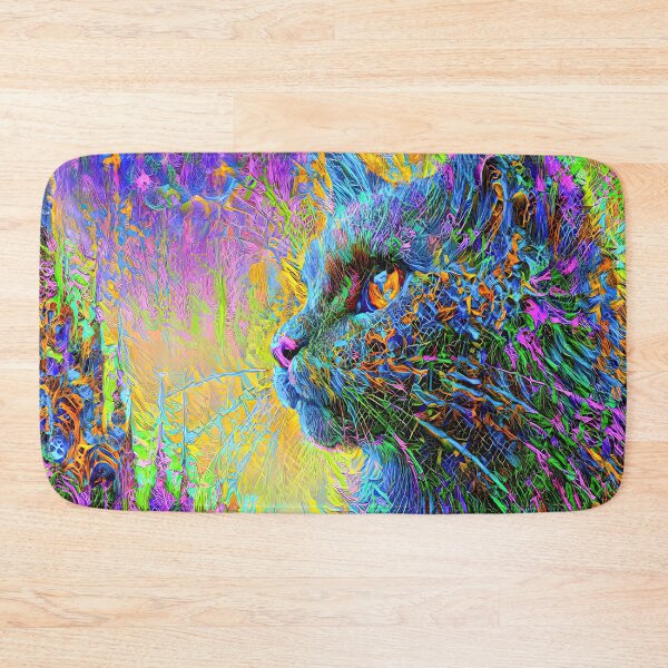 Item preview, Abstractions of abstract abstraction of cat. DeepDream #5816276182972 designed and sold by blackhalt.