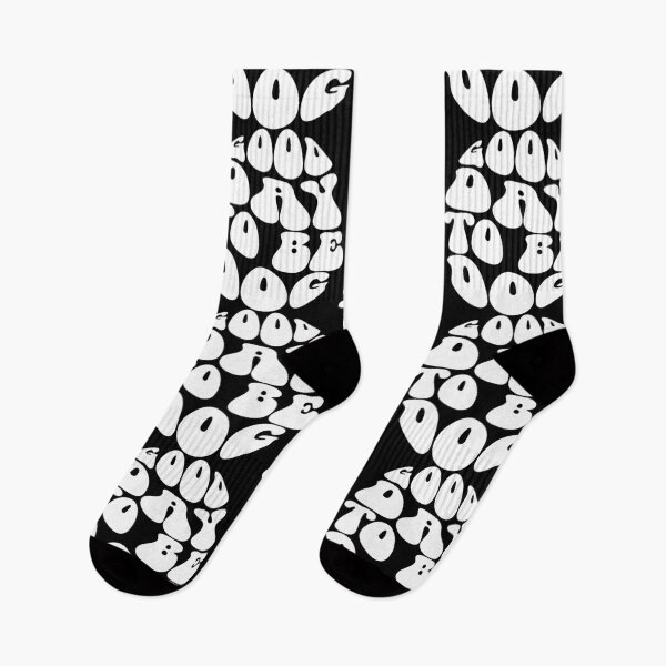 Item preview, Good Day to be a Dog Text Monochrome Black designed and sold by Meepuruproject.