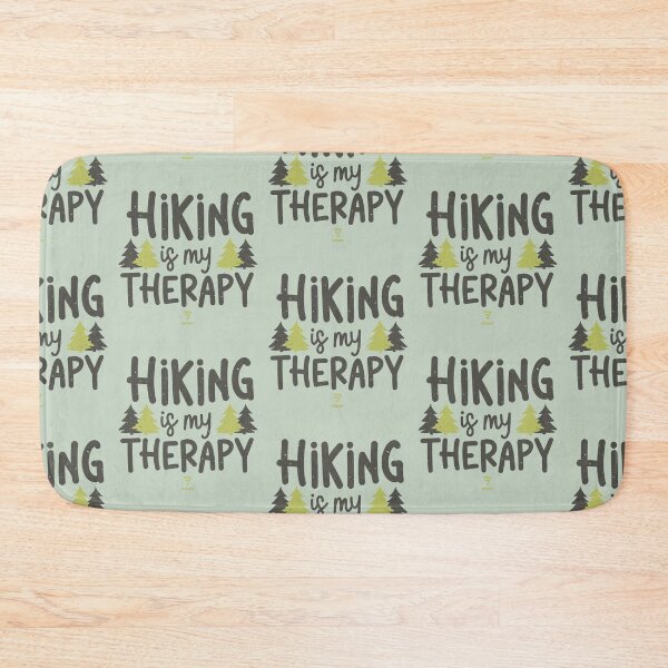 Item preview, HIKING IS MY THERAPY Tee. The perfect companion for your outdoor adventures designed and sold by BRUNTadventures.
