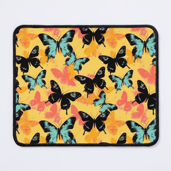 Item preview, Grungy Monarchs, Bansky Style Monarch Butterfly Pattern by BCH designed and sold by BossyCatHome.