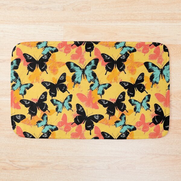 Item preview, Grungy Monarchs, Bansky Style Monarch Butterfly Pattern by BCH designed and sold by BossyCatHome.