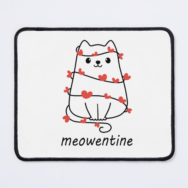 Item preview, meowentine designed and sold by MARRTDESIGN.