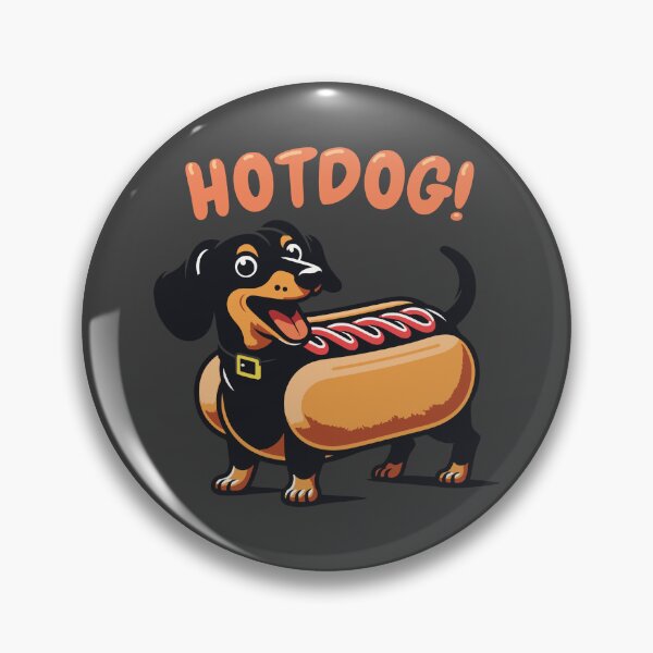 Item preview, Wiener Dog Hotdog | Long Dachshund Black & Tan Dog in Bun Suit | Sausage Dog designed and sold by d247.
