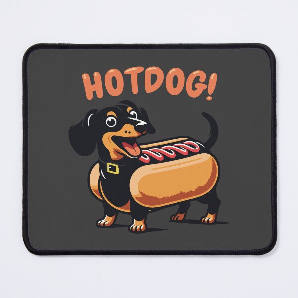 Item preview, Wiener Dog Hotdog | Long Dachshund Black & Tan Dog in Bun Suit | Sausage Dog designed and sold by d247.