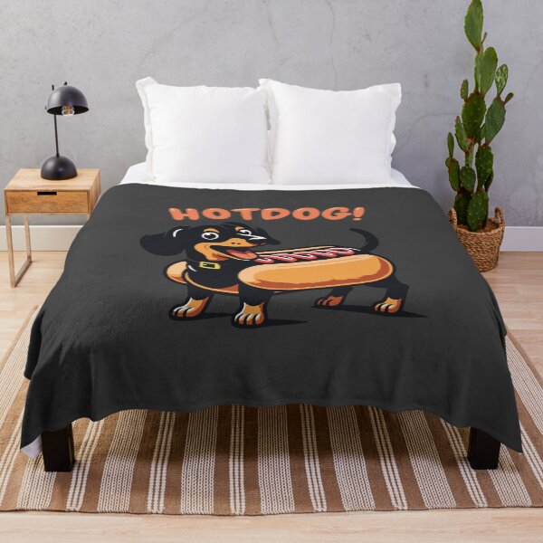 Item preview, Wiener Dog Hotdog | Long Dachshund Black & Tan Dog in Bun Suit | Sausage Dog designed and sold by d247.