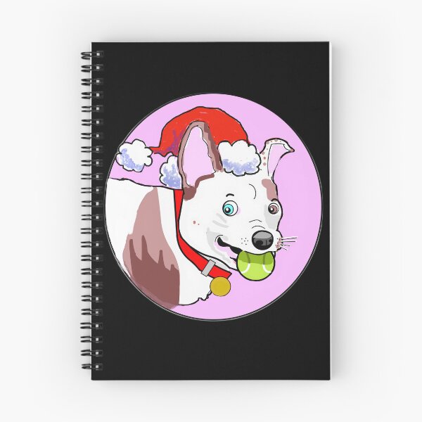 Item preview, MERRY GRUFFMAS CHRISTMAS PUP CARTOON PINK designed and sold by Marni Scofidio Desi9ns.