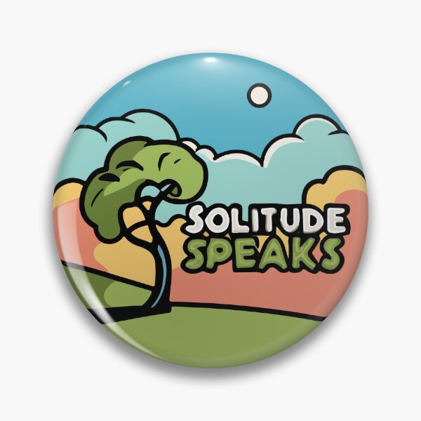 Item preview, Solitude Speaks - Serene Landscape Comic Style designed and sold by NiftyWrx.