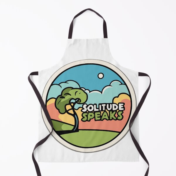 Item preview, Solitude Speaks - Serene Landscape Comic Style designed and sold by NiftyWrx.