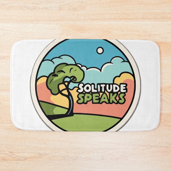 Item preview, Solitude Speaks - Serene Landscape Comic Style designed and sold by NiftyWrx.