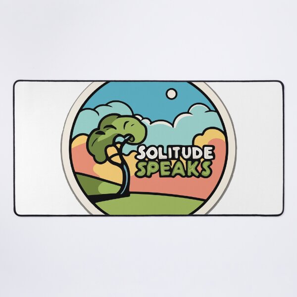 Item preview, Solitude Speaks - Serene Landscape Comic Style designed and sold by NiftyWrx.