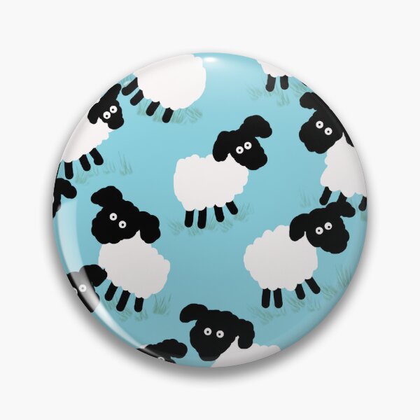 Item preview, Cute Little Lambs on Blue designed and sold by RepeatCandy.