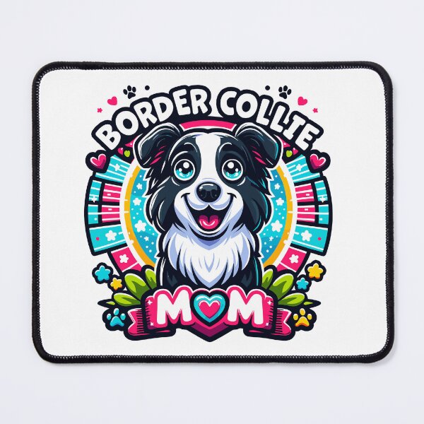 Item preview, Border Collie Mom: Cheerful Cartoon Dog Love Design designed and sold by SerhiiArt.