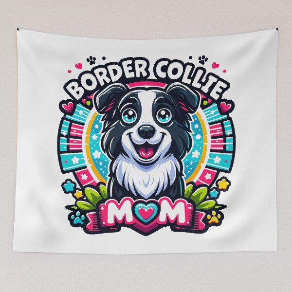 Item preview, Mamá Border Collie: diseño alegre de amor de perro de dibujos animados designed and sold by SerhiiArt.