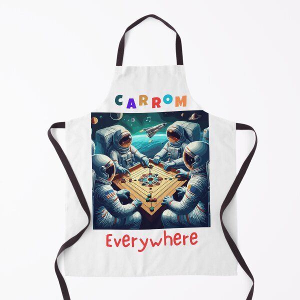 Item preview, Carrom Everywhere - Astronauts Playing Carrom in Space Station designed and sold by Ruthrasankar.
