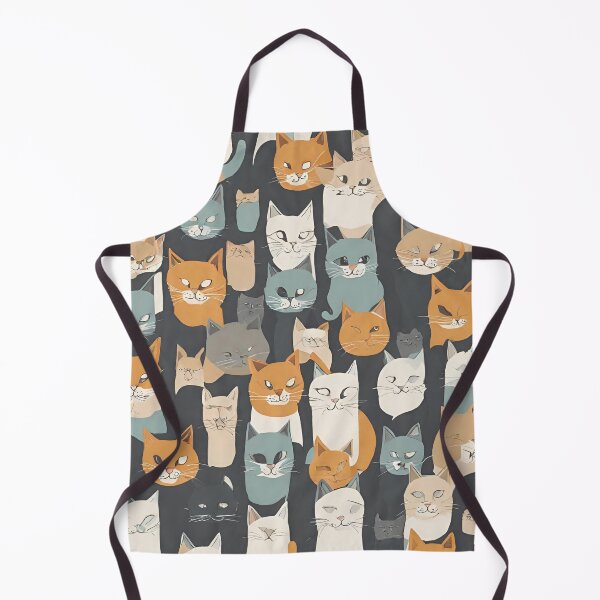 Item preview, a cat's unique facial expression pattern designed and sold by Miya-ArtShop.