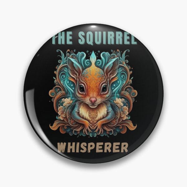 Item preview, The Squirrel Whisperer, vintage squirrel for squirrel lovers designed and sold by NaaEchDesign ⭐⭐⭐⭐⭐.