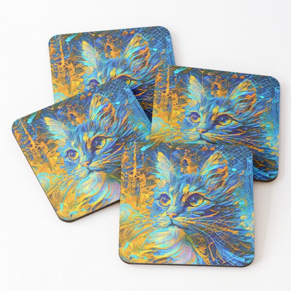 Item preview, Abstractions of abstract abstraction of cat. DeepDream #2169733232891 designed and sold by blackhalt.