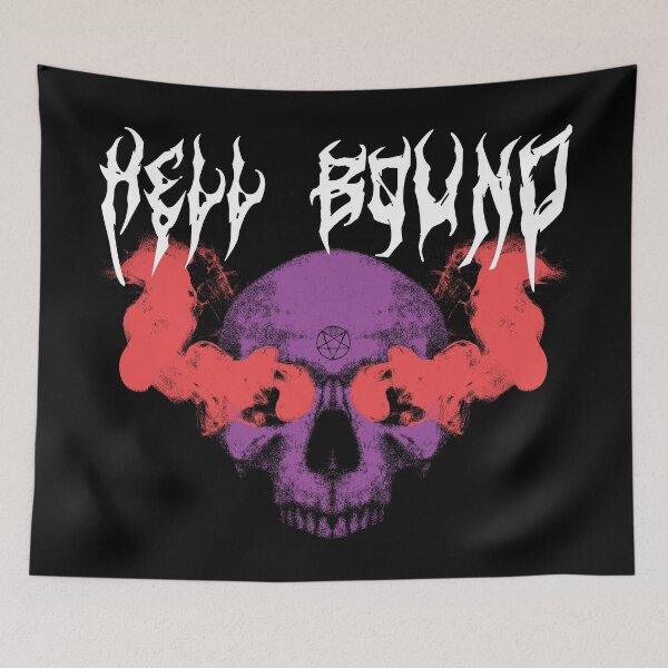 Item preview, Hell Bound Skull Graphic Design designed and sold by FriskySloths.