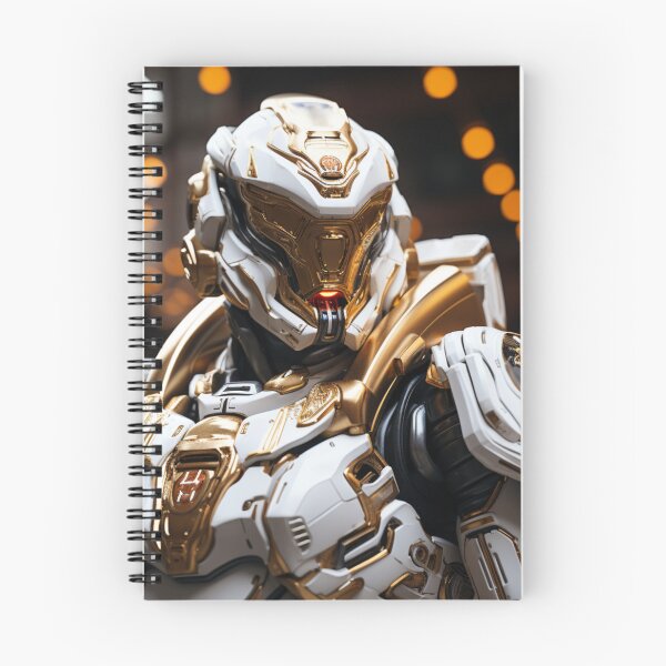 Item preview, white gold strong knight digital art armor robot designed and sold by UILOVE.