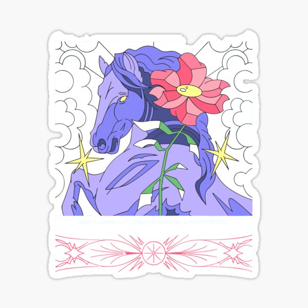 Item preview, horse flower artistic designed and sold by Dhirendra Rajpurohit.