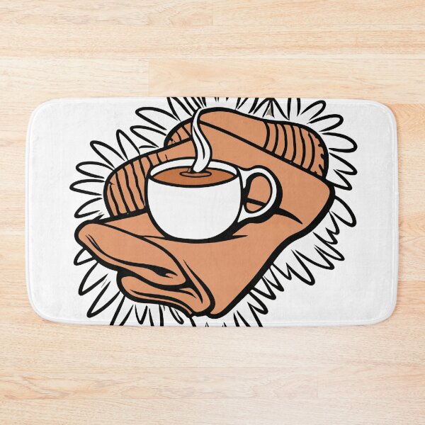 Item preview, Cozy Tea Embrace - Comic Style Art designed and sold by NiftyWrx.