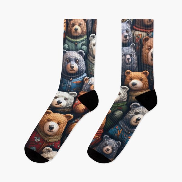 Item preview, New Year's sweater with bears designed and sold by NickChe.