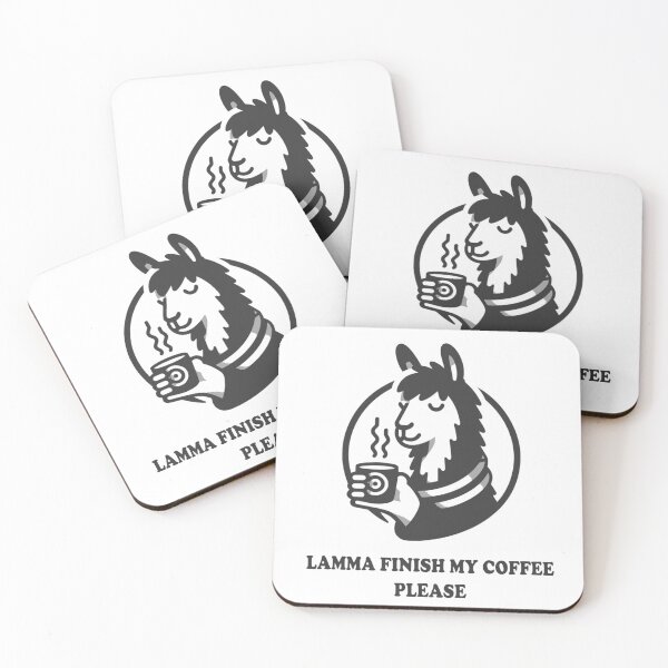 Item preview, Lamma finish my coffee designed and sold by Kralikis.
