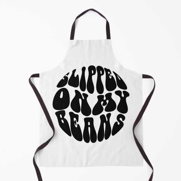 Item preview, Slipped on my Beans Text Monochrome White designed and sold by Meepuruproject.
