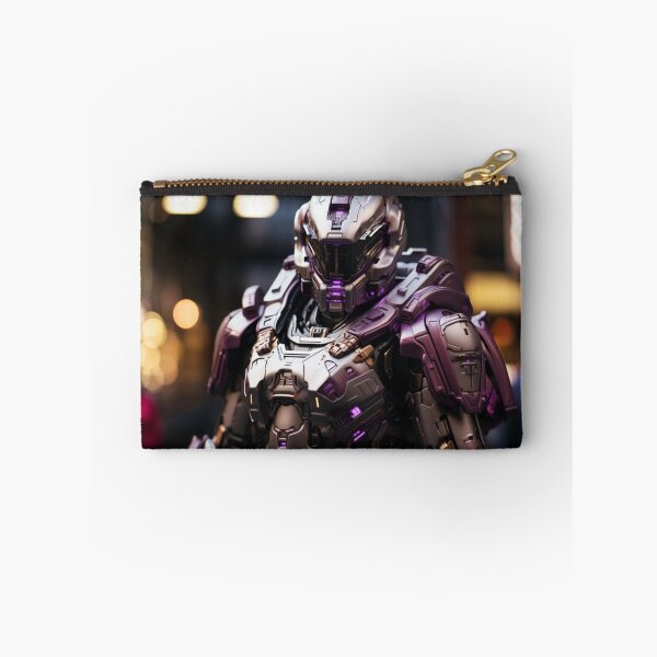 Item preview, purple strong knight digital art armor robot cyborg designed and sold by UILOVE.
