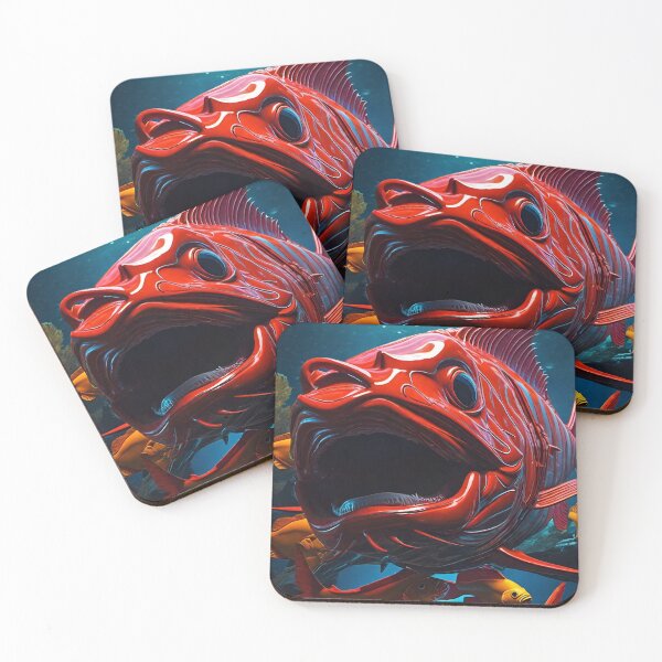Item preview, Monster fish  designed and sold by MatrixTattoo.
