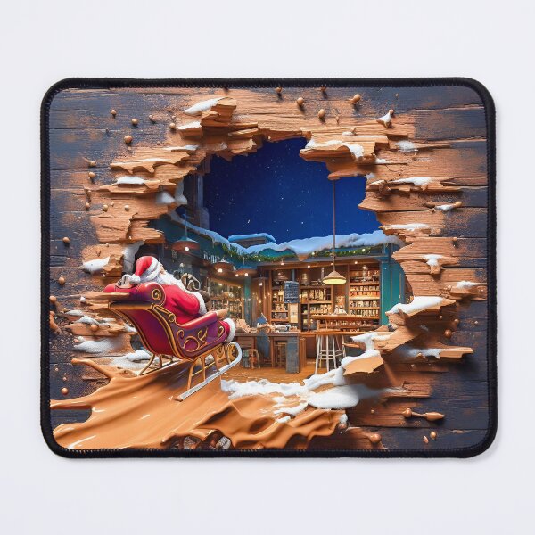 Item preview, 3d Christmas Coffee Shop designed and sold by SideKickCreates.