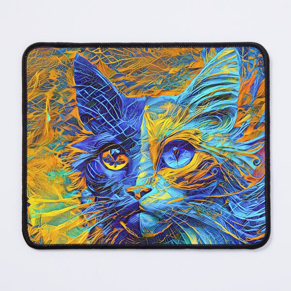 Item preview, Abstractions of abstract abstraction of cat. DeepDream designed and sold by blackhalt.