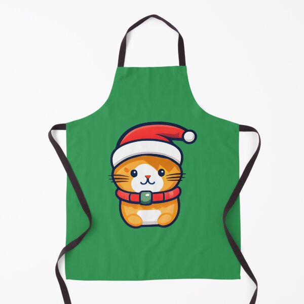 Item preview, Ginger cat in Santa hat Christmas bell designed and sold by Anbe_design.