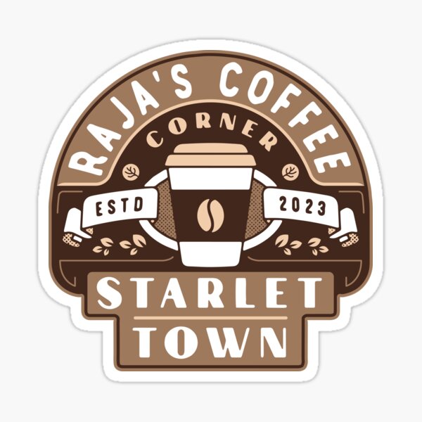 Item preview, Starlet Town Coffee Emblem designed and sold by Lagelantee.