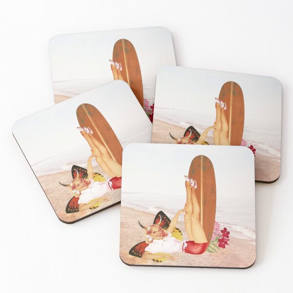 Item preview, Pinup surfer collage designed and sold by Susana San Martín.