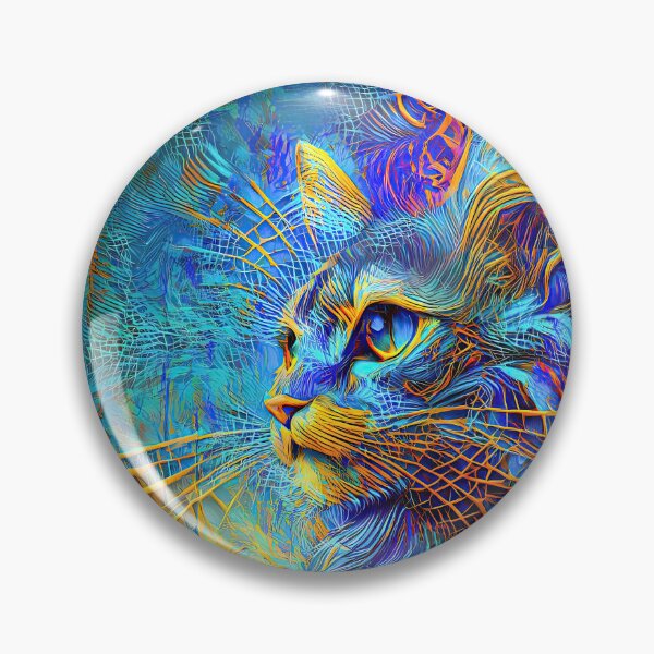 Item preview, Abstractions of abstract abstraction of cat. DeepDream #1007588294134 designed and sold by blackhalt.