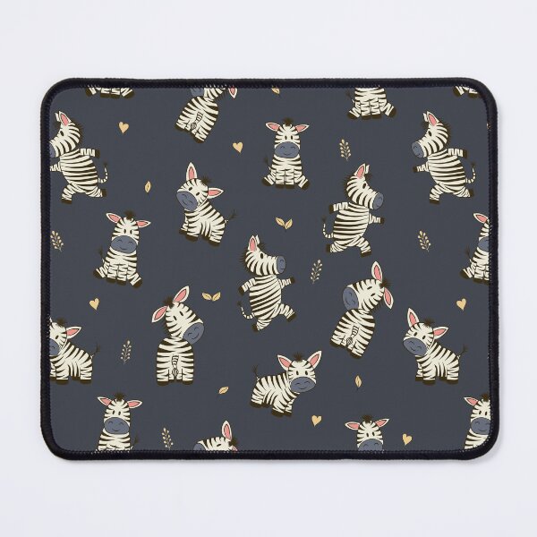 Item preview, Cute little playful zebras against a dark grey background  designed and sold by Sissle.