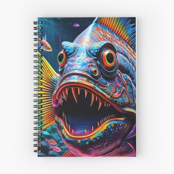 Item preview, Blue monster fish designed and sold by MatrixTattoo.