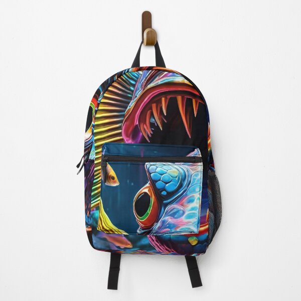 Item preview, Blue monster fish designed and sold by MatrixTattoo.