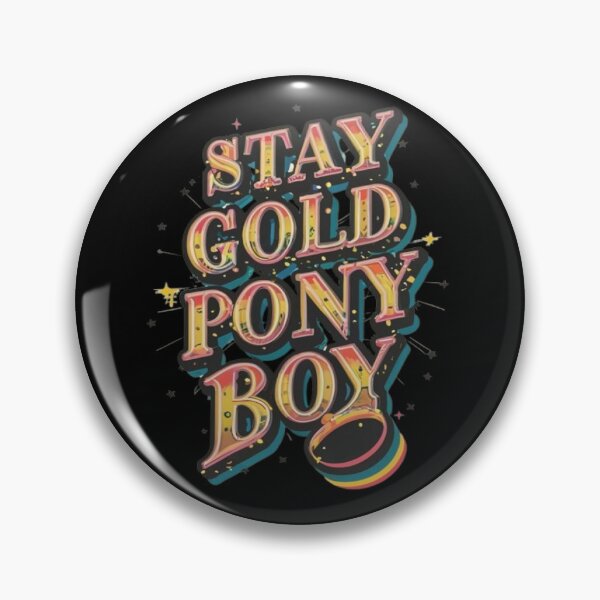 Item preview, Stay Gold Pony Boy designed and sold by UrbanGraphixs.