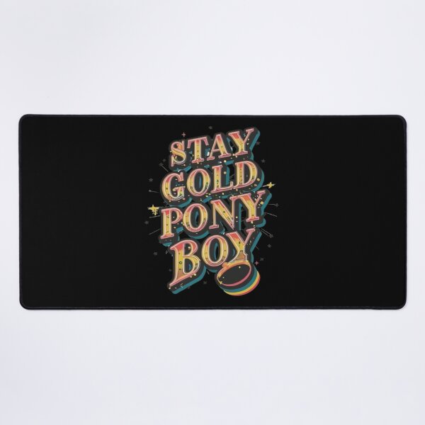 Item preview, Stay Gold Pony Boy designed and sold by UrbanGraphixs.