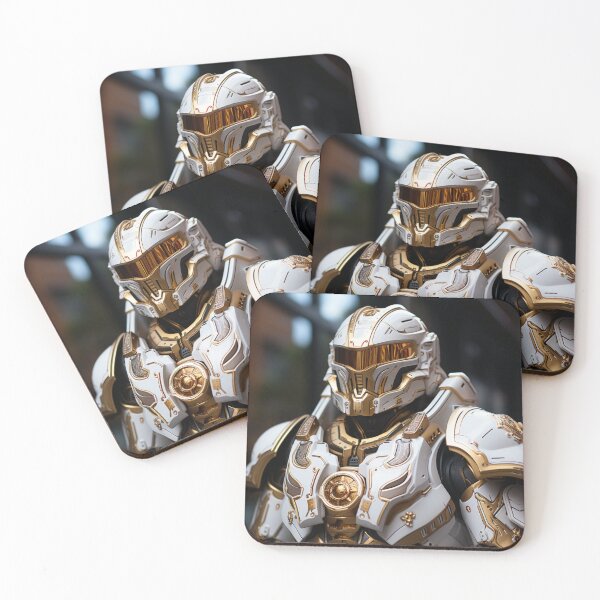 Item preview, boss strong knight digital art armor robot cyborg designed and sold by UILOVE.