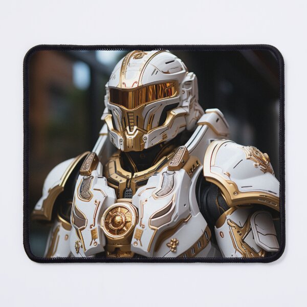 Item preview, boss strong knight digital art armor robot cyborg designed and sold by UILOVE.