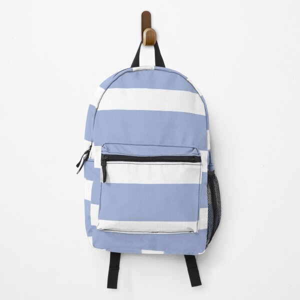 Item preview, Blue White Summer Coastal Stripe Pattern designed and sold by Nisha Prabhu.