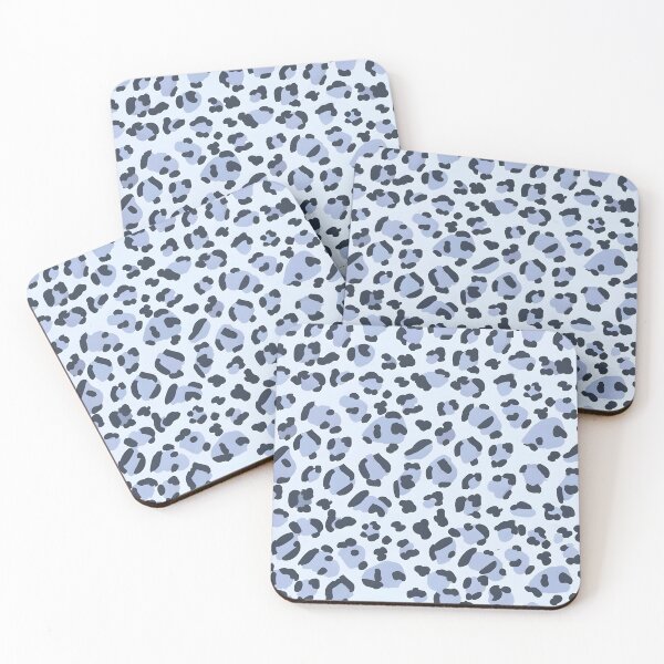 Item preview, Leopard blue pattern designed and sold by gittuska11.