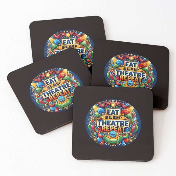 Item preview, Eat Sleep Theatre Repeat designed and sold by elynne9.