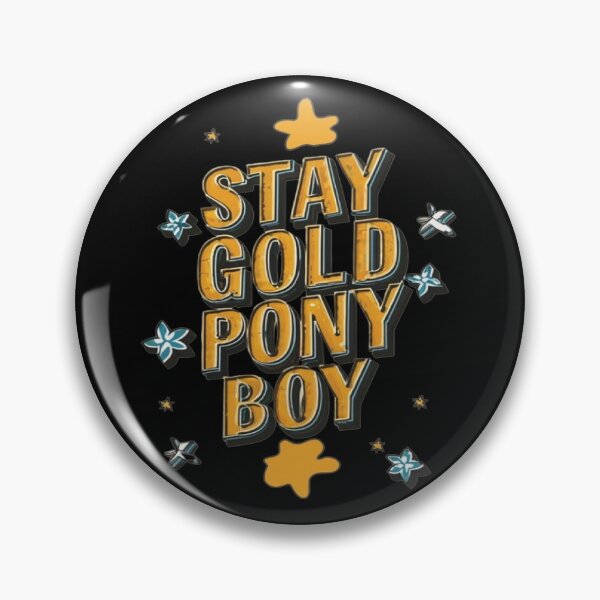 Item preview, Stay Gold Pony Boy designed and sold by UrbanGraphixs.